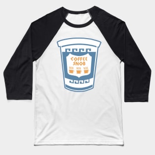 Coffee Snob Baseball T-Shirt